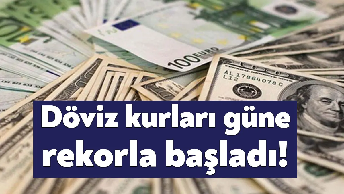 Dün tarihi rekor seviyelere ulaşan Euro ve dolar/TL'deki yüksek seyir