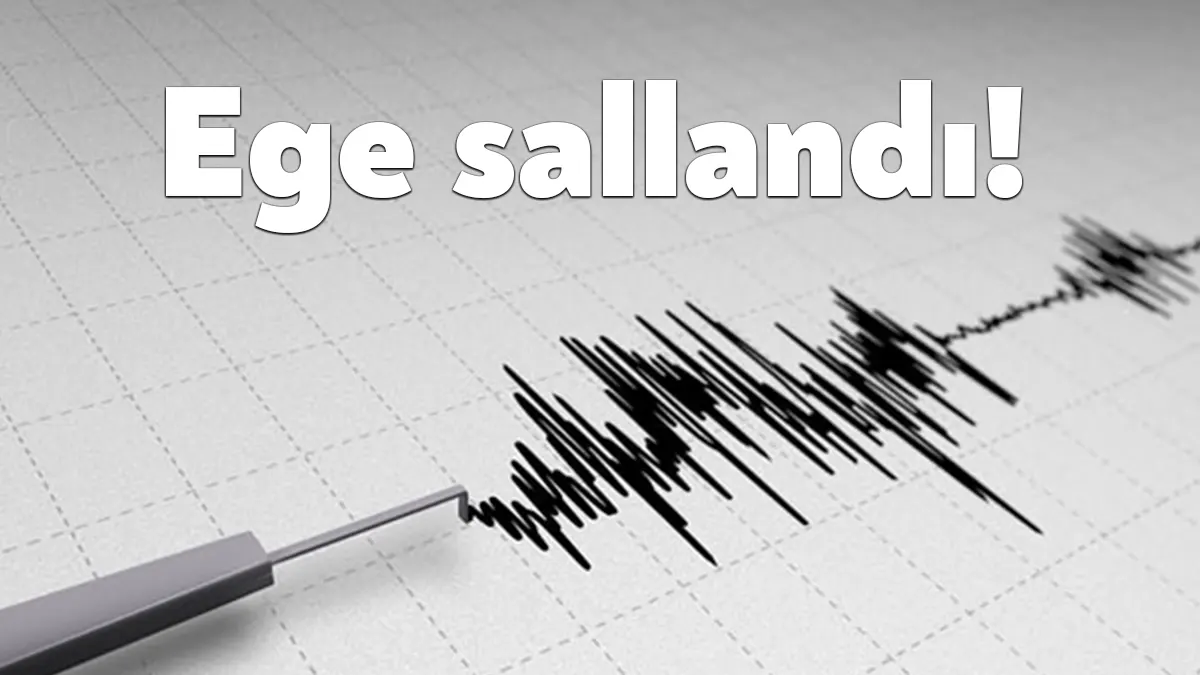 Kuşadası Körfezi'nde saat 7.42'de 4.2 büyüklüğünde deprem meydana geldi.