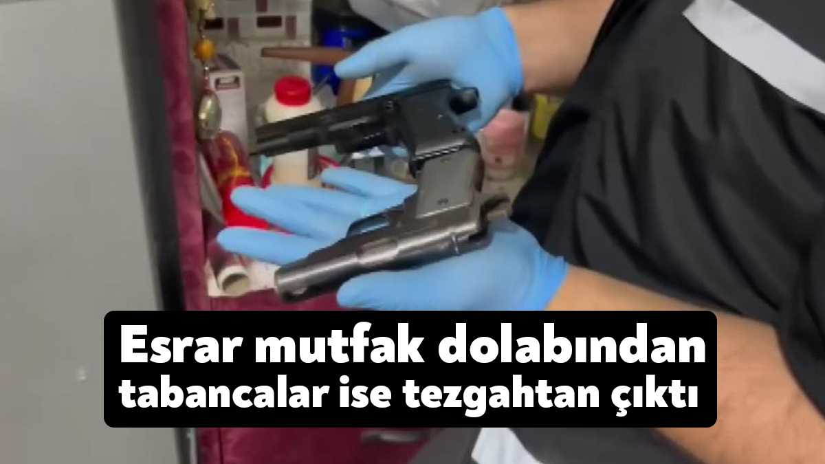 Kocaeli'de polis ekipleri tarafından yapılan eş zamanlı kaçakçılık operasyonunda 4