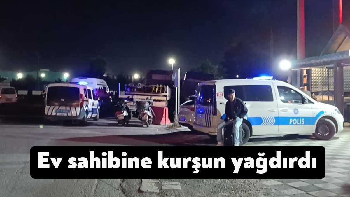 Kocaeli'nin Gebze ilçesinde husumetli olduğu ev sahibine kurşun yağdıran şahıs