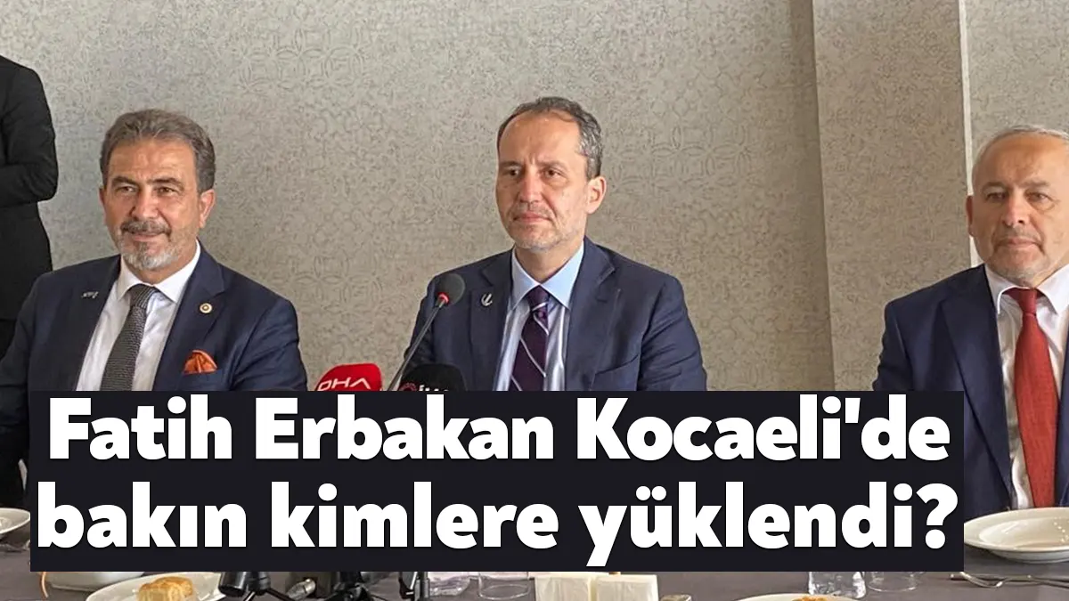Bir dizi ziyaret çerçevesinde Kocaeli'ye gelen Yeniden Refah Partisi Genel