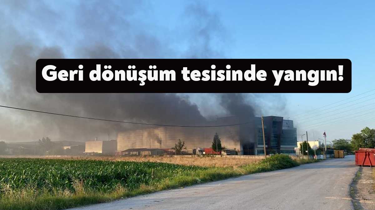 Kocaeli’nin Karatepe ilçesinde bulunan geri dönüşüm fabrikasında yangın çıktı. 3