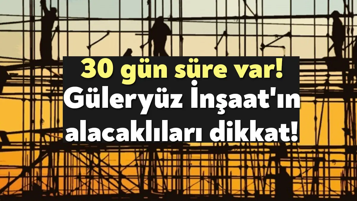 Kocaeli'nin bir dönem en büyük inşaat firmalarından olan MBM Güleryüz