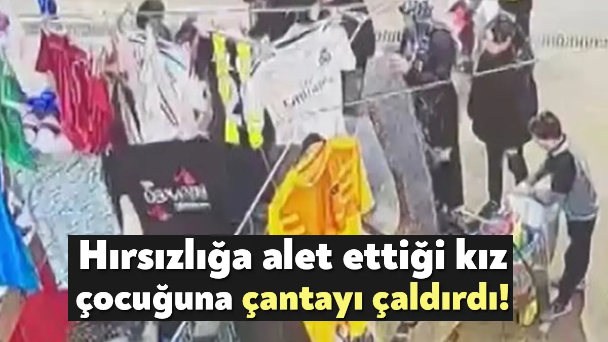 Kocaeli'nin İzmit ilçesinde bir kadın, hırsızlığa alet ettiği kız çocuğuna
