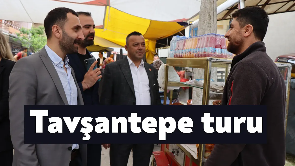 İzmit Belediyesi yöneticileri ve Çınar Ekibi, Tavşantepe Mahallesi’nde esnafları ziyaret