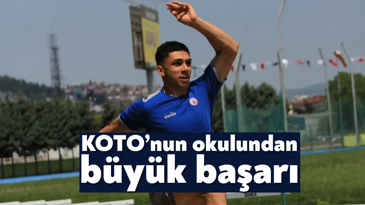 Özel KOTO AOSB Mesleki ve Teknik Lisesi’nin öğrencileri sporda