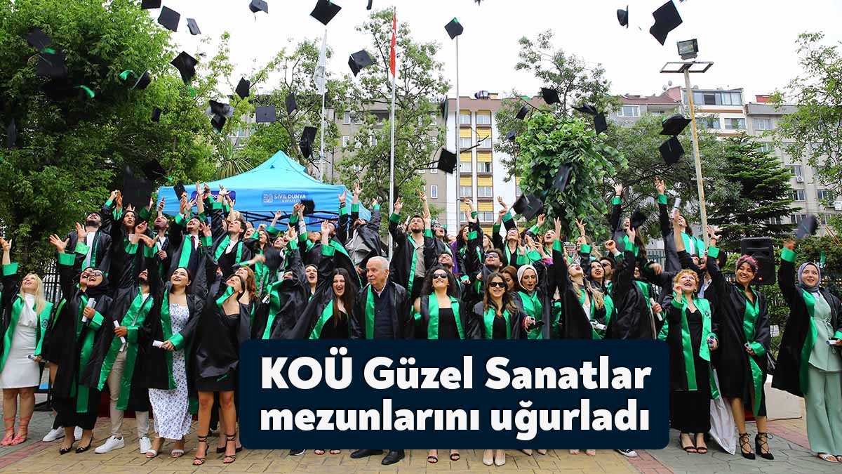 Kocaeli Üniversitesi Güzel Sanatlar Fakültesi'nin 2022-2023 Akademik Yılı mezuniyet töreni Kocaeli Üniversitesi