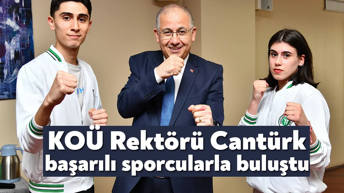 Kocaeli Üniversitesi Rektörü Prof. Dr. Nuh Zafer Cantürk, Üniversitenin başarılı
