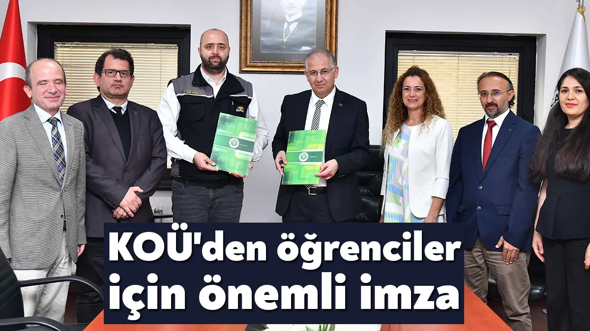 Kocaeli Üniversitesi ile dört firma arasında sektörel eğitim işbirliği protokolü