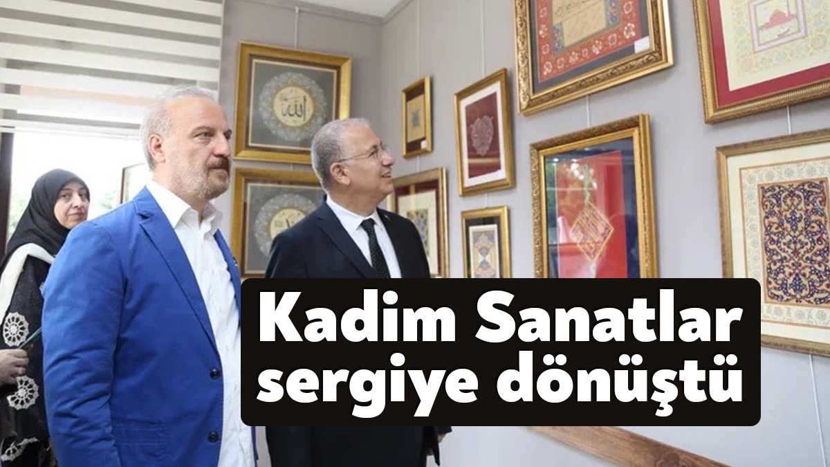 Kocaeli Üniversitesi Rektörlüğü Kültür Evi öğrencilerinin eserleri yıl sonu sergisi