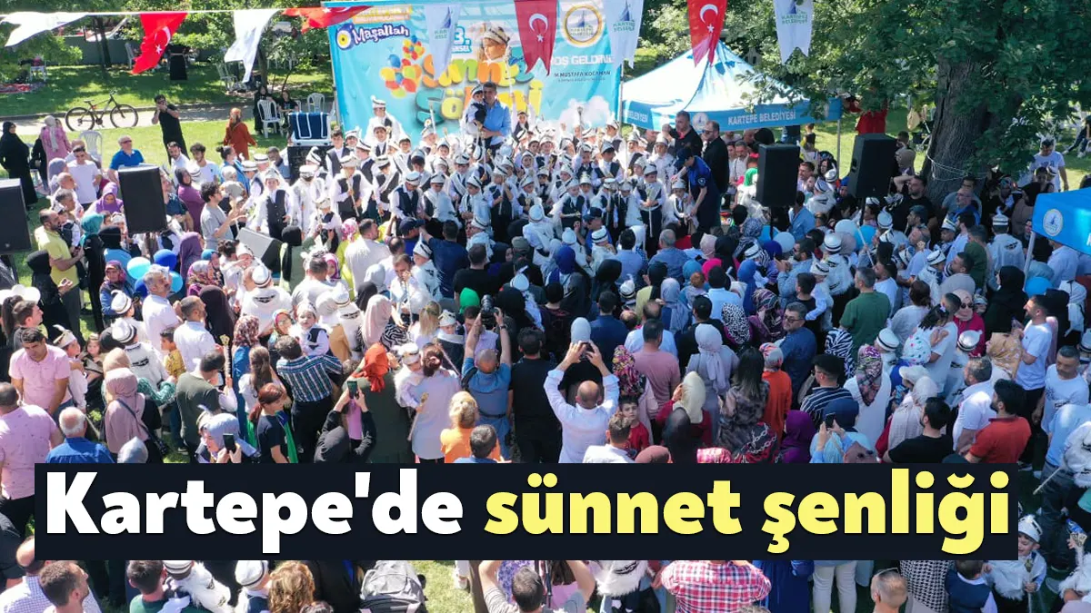 Kartepe Belediyesi’nin 13. geleneksel sünnet şöleni büyük coşku içerisinde yapıldı.