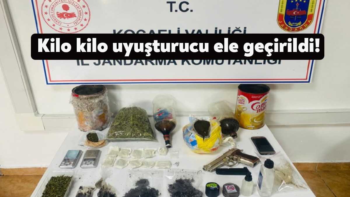 Kocaeli Valiliği Darıca'da gerçekleştirilen operasyonda kilolarca uyuşturucu ele geçirildiğini duyurdu.