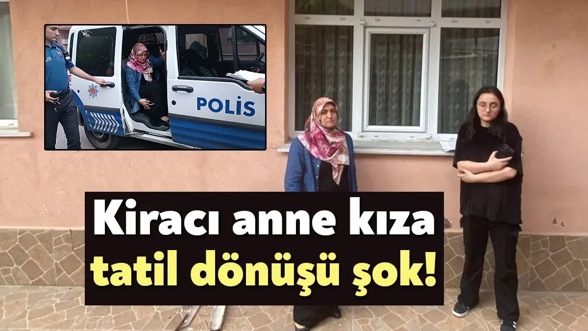 Kocaeli'nin Gebze ilçesinde anne ve kızının kiracı olarak yaşadığı evin