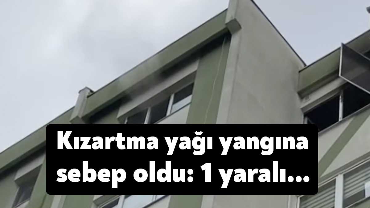 Kocaeli'nin İzmit ilçesinde kızartma yağı mutfakta yangına sebep oldu. Yangını