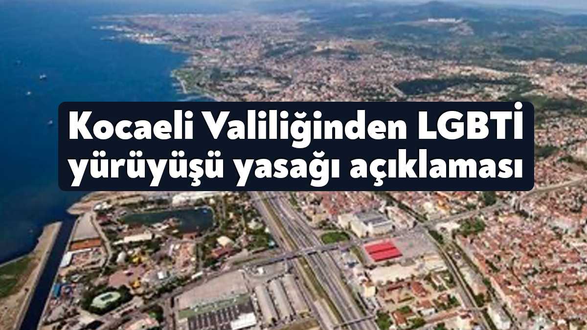 Kocaeli Valiliği, LGBTİ dernekleri, benzeri oluşumlar ve gruplar tarafından gerçekleştirilmek