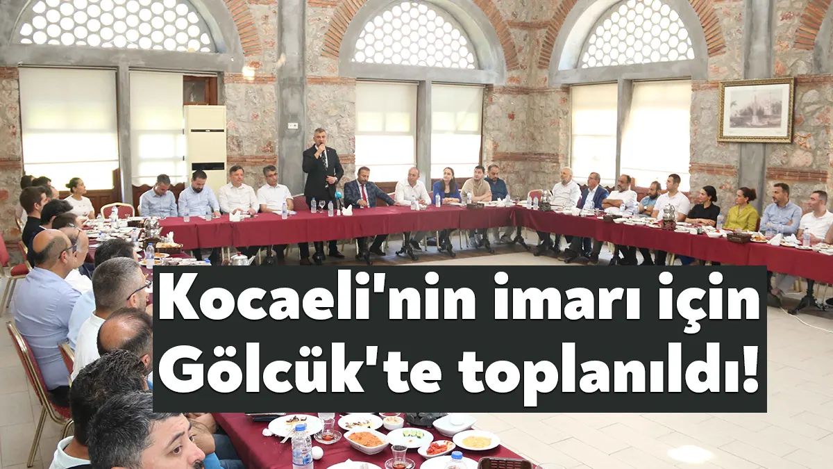 Kocaeli Büyükşehir Belediyesi’nin Aralık ayı imar toplantısı Gölcük ilçesinde yapıldı