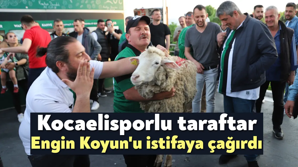 Kocaelispor'da yeni başkanlık seçimi öncesinde mevcut başkan Engin Koyun’un