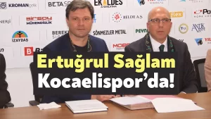 Kocaelispor’un yeni teknik direktörü Ertuğrul Sağlam!