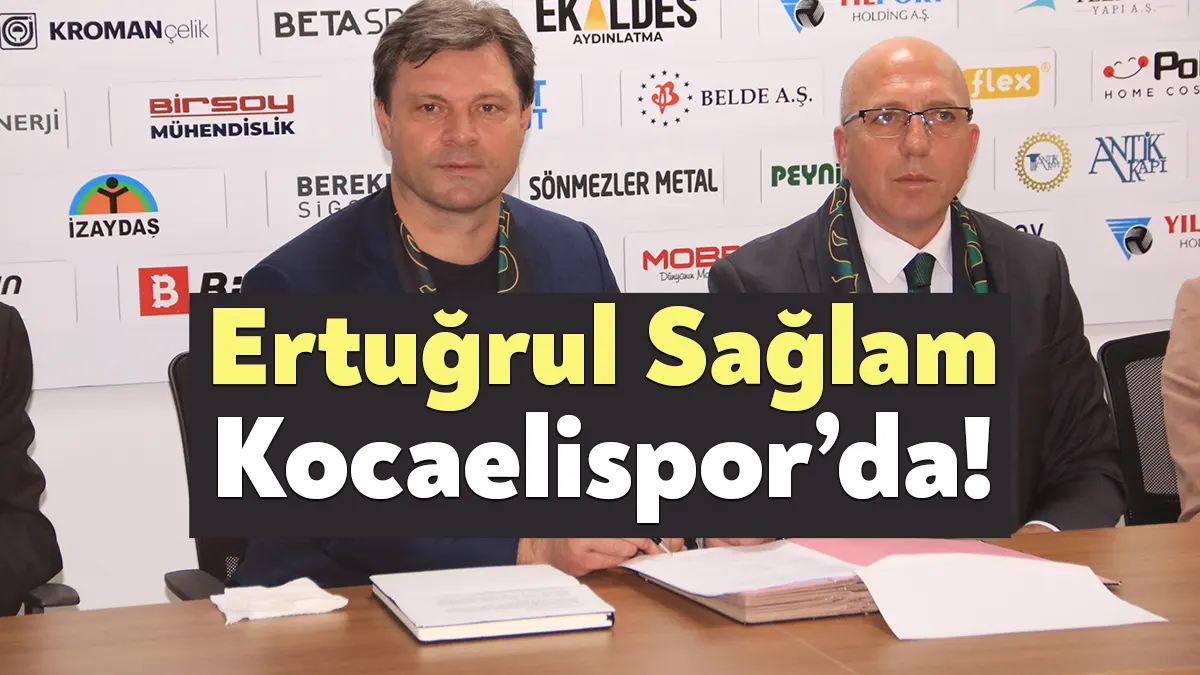 Spor Toto 1. Lig’in yeni ekibi Kocaelispor, yeni teknik direktörü