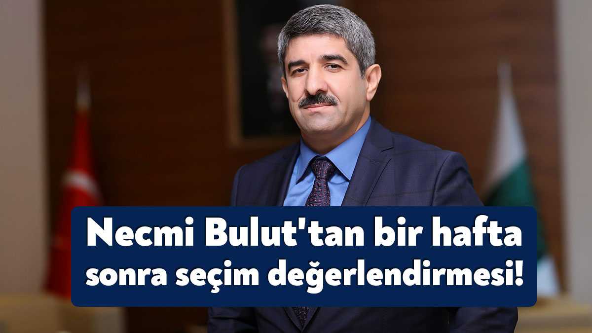 KOTO Başkanı Necmi Bulut, Cumhurbaşkanı Seçimi’nin 2. Turuna ilişkin değerlendirmelerde