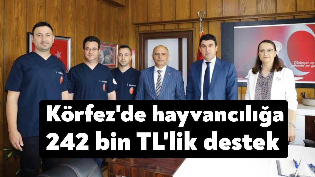 Körfez'de "Üretim Sizden, Aşı ve Küpe Bizden Projesi" çerçevesinde imzalar