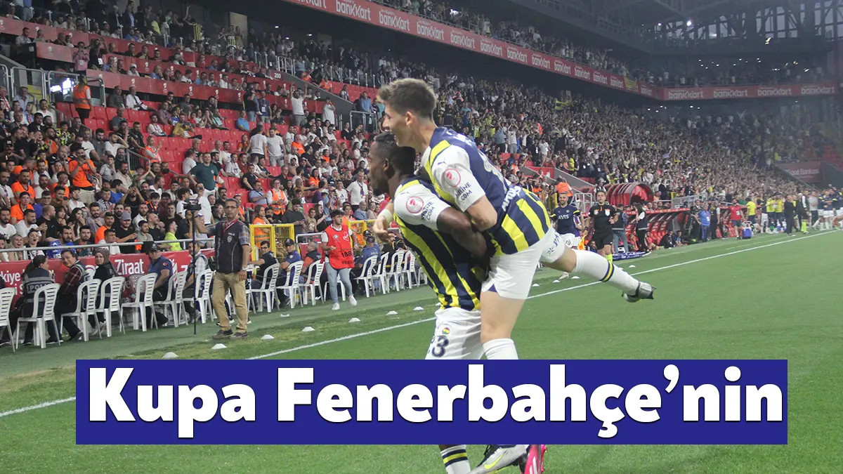 Fenerbahçe, Ziraat Türkiye Kupası Finali'nde Başakşehir'i Batshuayi'nin golleriyle mağlup ederek
