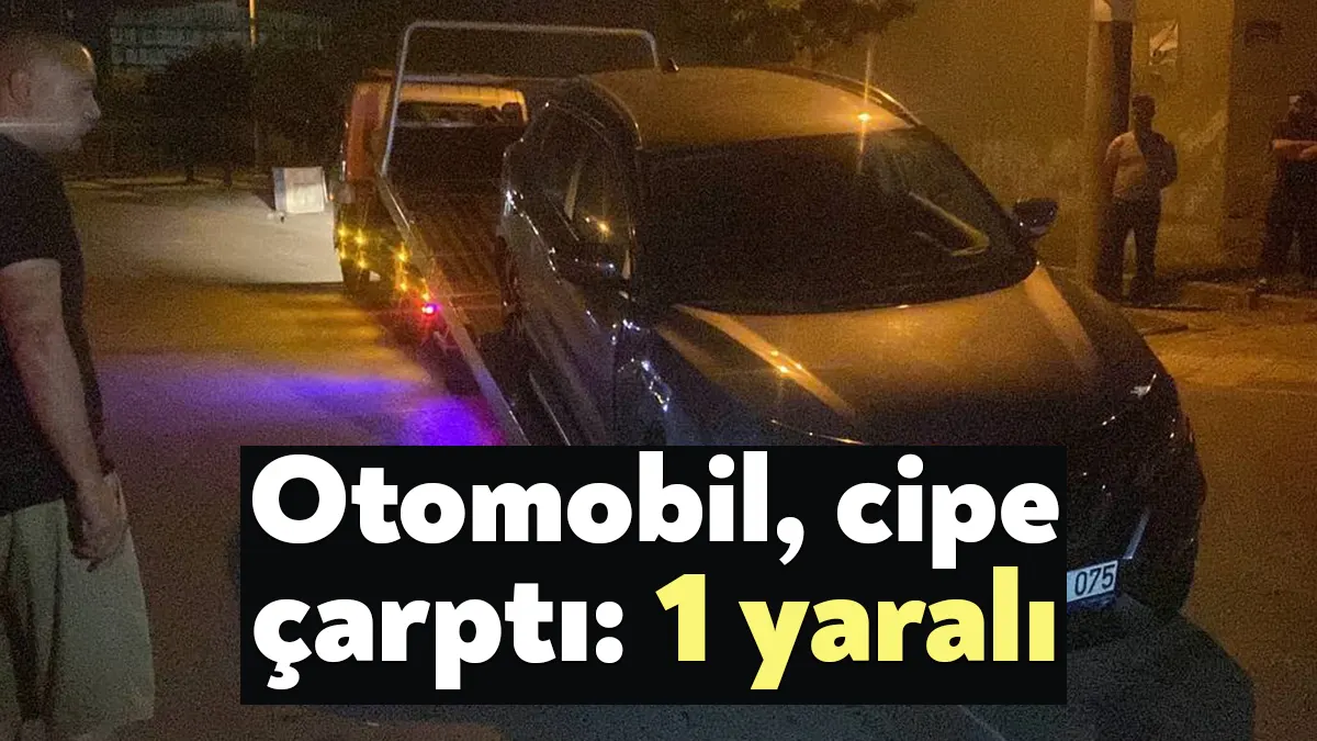 Kocaeli’nin Gebze ilçesinde otomobilin cipe arkadan çarpması neticesinde kaza meydana