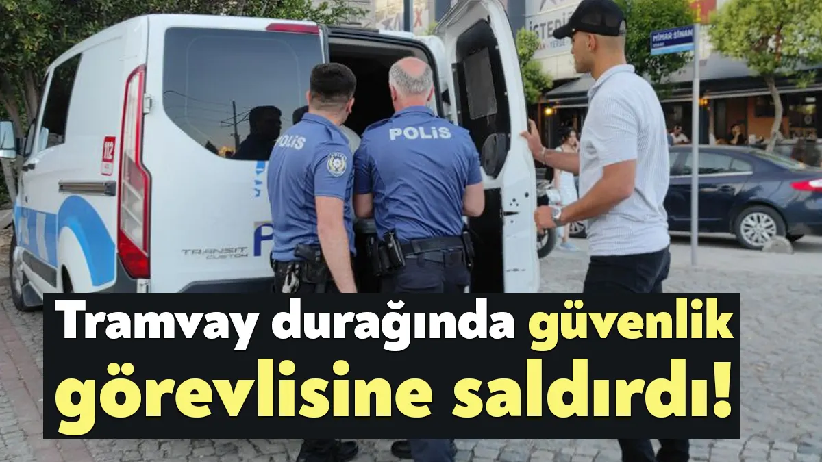Kocaeli’de İzmit Yeni Cuma tramvay durağında kavga eden şahısları bölgeden