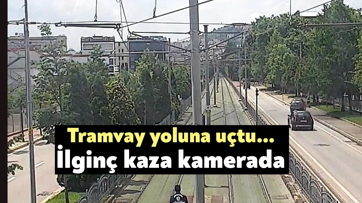 Kocaeli’nin İzmit ilçesinde direksiyon hakimiyetini kaybeden sürücü aracıyla zikzak çizmeye
