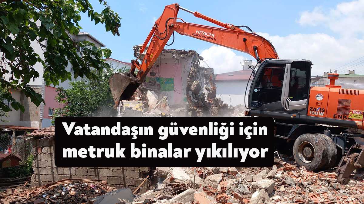 Körfez Belediyesi, ilçe genelinde can ve mal güvenliğini tehdit eden,