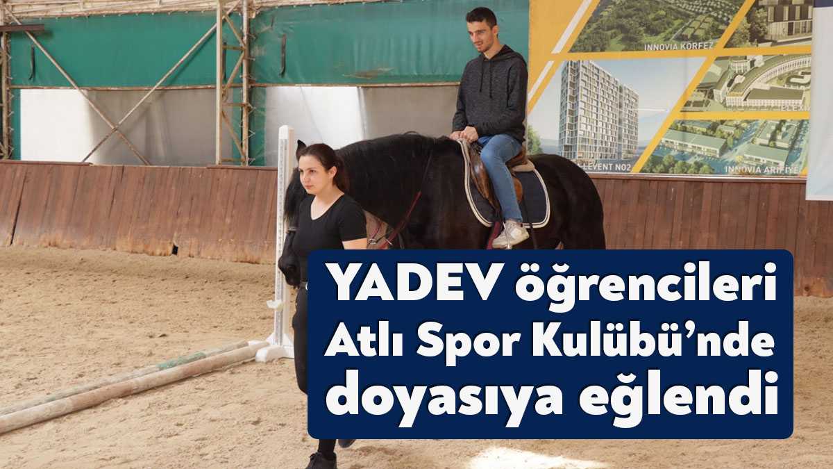 İzmit Belediyesi Yaşama Destek Evi’nin (YADEV) öğrencileri, Kocaeli Atlı Spor