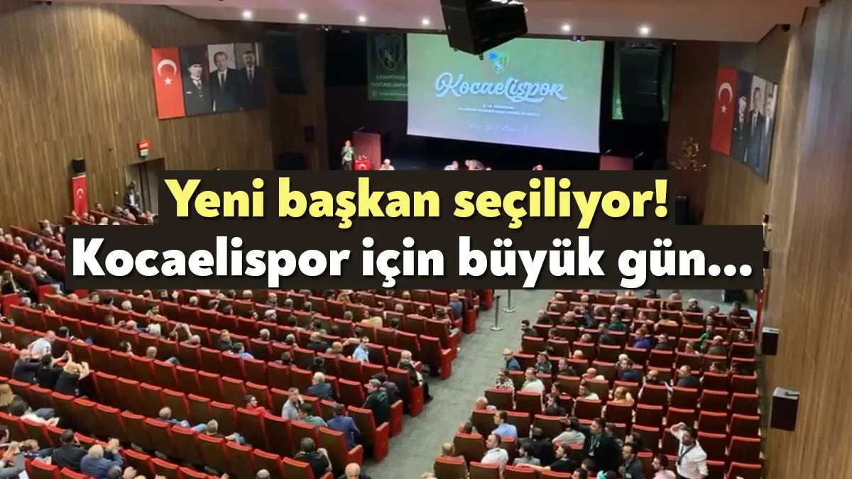 Kocaelispor kongresinde bugün iki başkan adayı yarışıyor. Mevcut başkan Engin