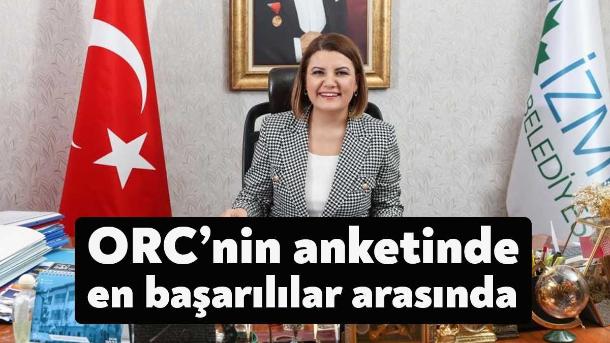 İzmit Belediye Başkanı Fatma Kaplan Hürriyet, ORC Araştırma-Anket Şirketi tarafından