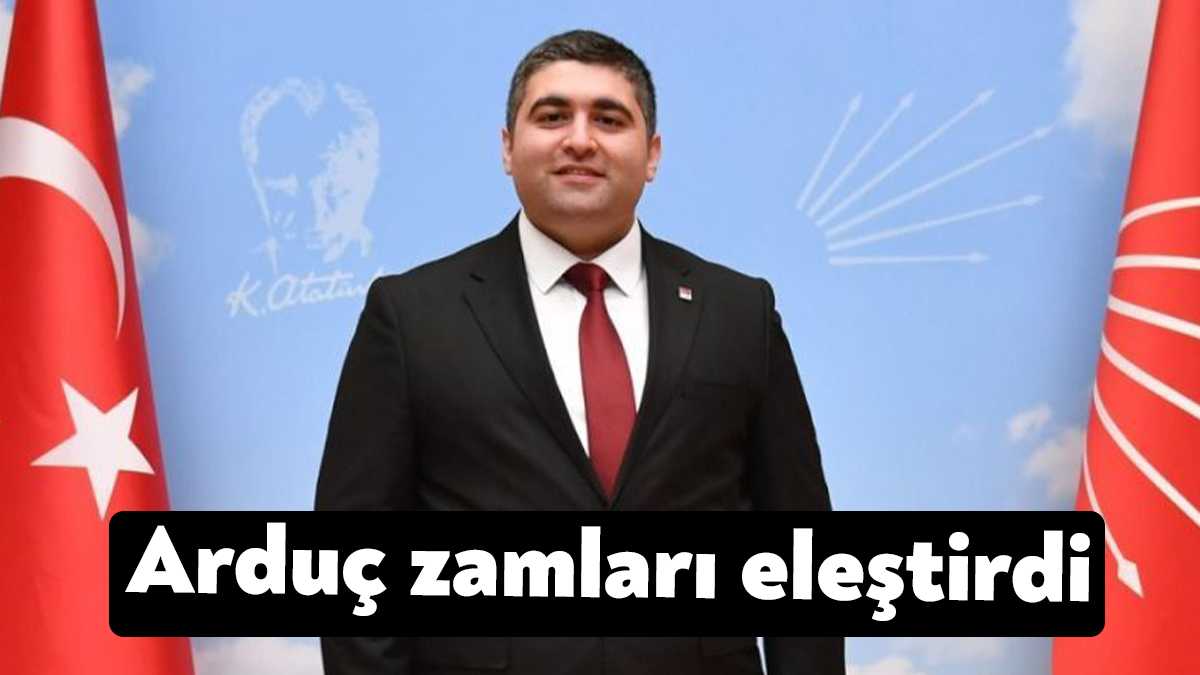 28. Dönem CHP Milletvekili adayı Caner Arduç seçim sonrası açıklamalarda