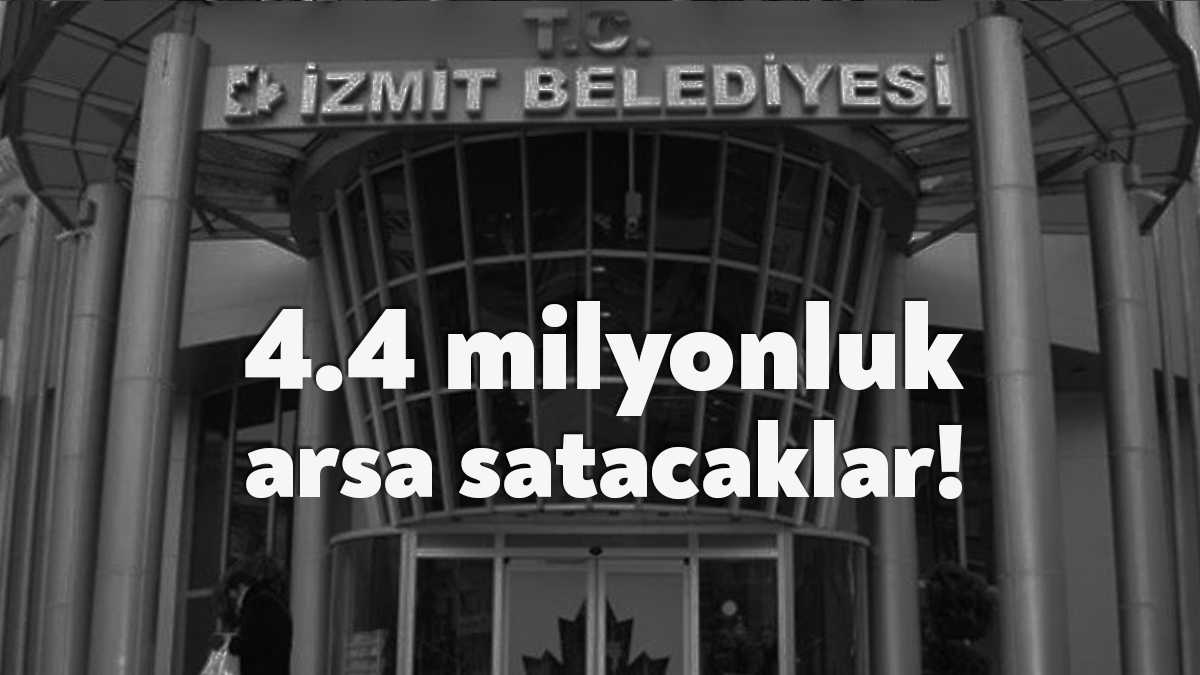 Maddi sıkıntı yaşayan İzmit Belediyesi İzmit Kabaoğlu Mahallesi’nde yer alan