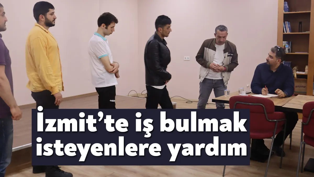İş arayan vatandaşlara yardımcı olmak amacıyla yoğun mesai harcayan İzmit