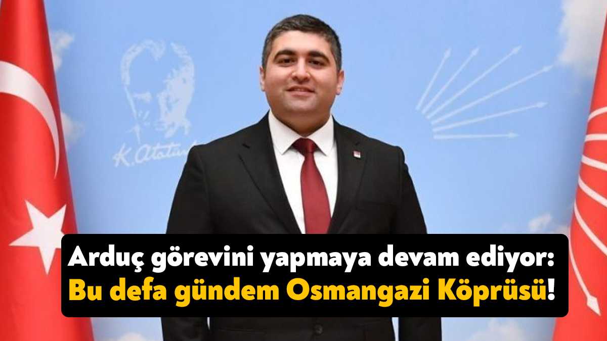 CHP Gençlik Kolları Genel Başkan Yardımcısı Caner Arduç kendisine yönelik