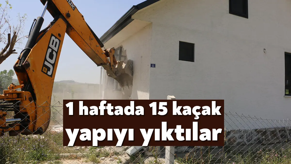 Kaçak ve plansız yapılaşmayla mücadele eden Körfez Belediyesi, kent merkezinde