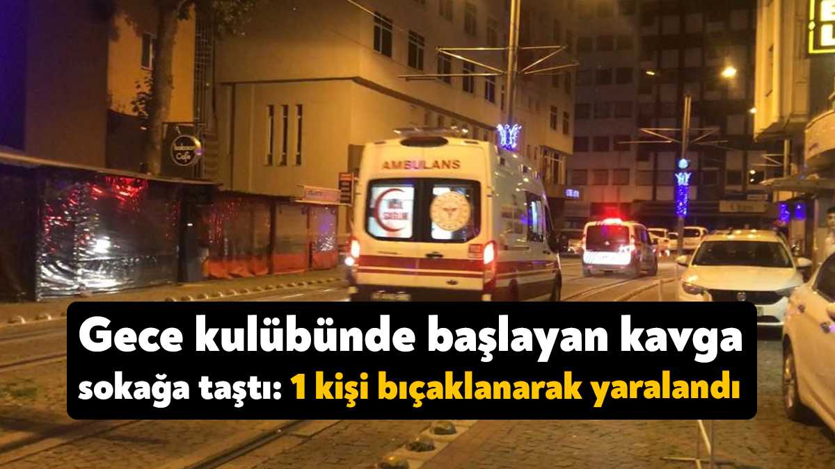 Kocaeli’nin İzmit ilçesinde gece kulübünde başlayan kavga sokağa taştı. Kavga
