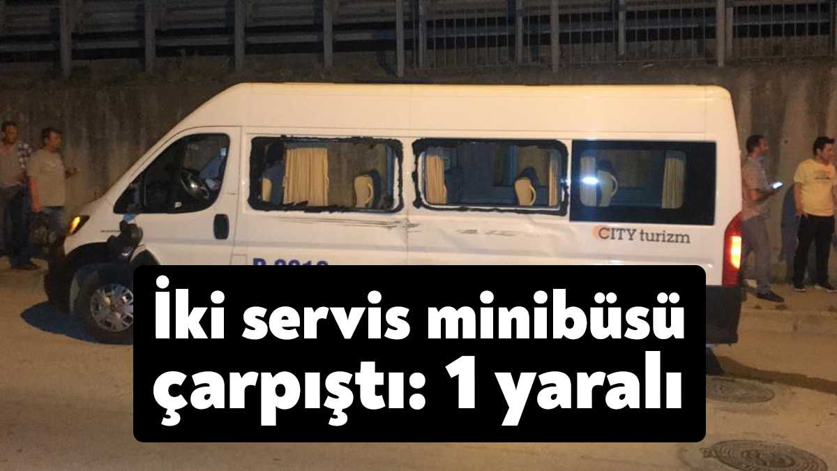 Kocaeli’nin Derince ilçesinde iki servis minibüsünün çarpışmasıyla kaza meydana geldi.