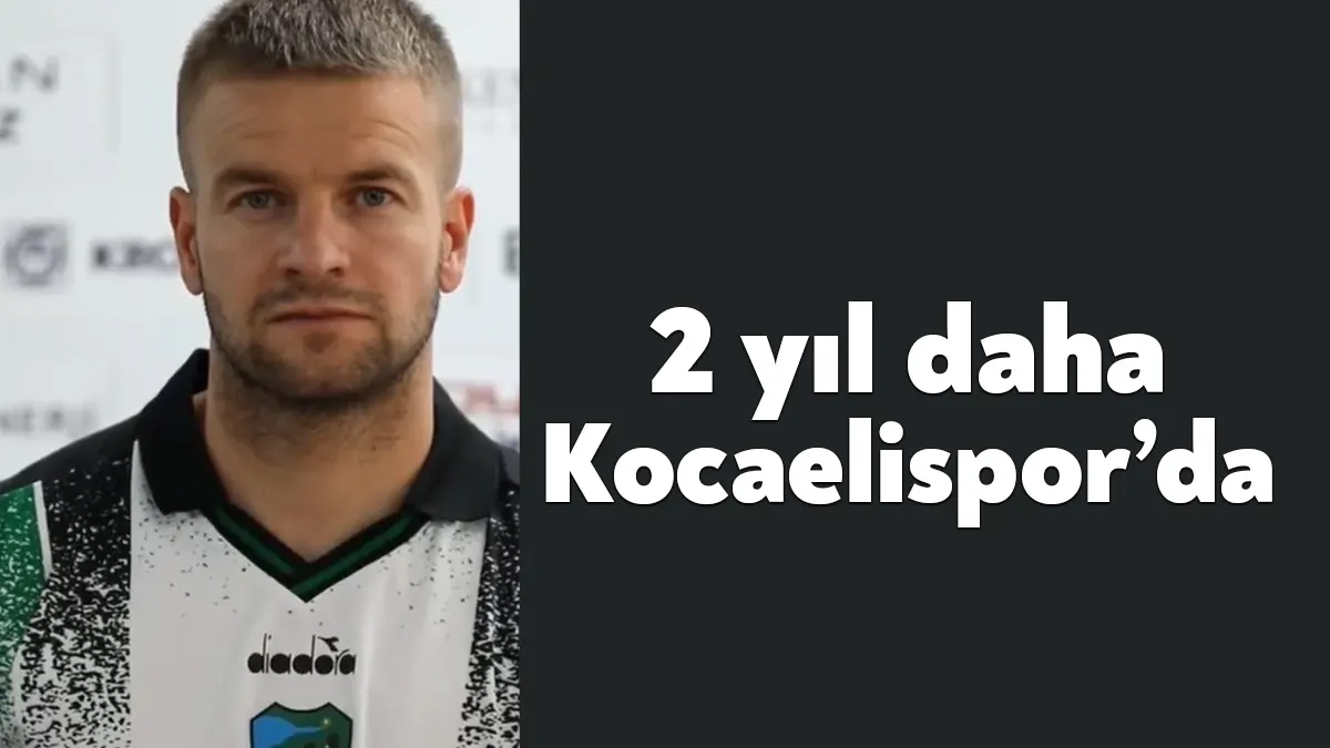 Kocaelispor, deneyimli sol bek oyuncusu Atila Turan ile 2 yıl