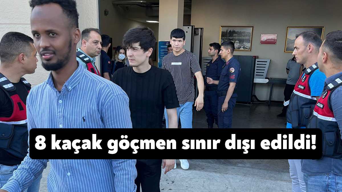 Kocaeli Valiliği 8 kaçak göçmenin sınır dışı edildiğini duyurdu.