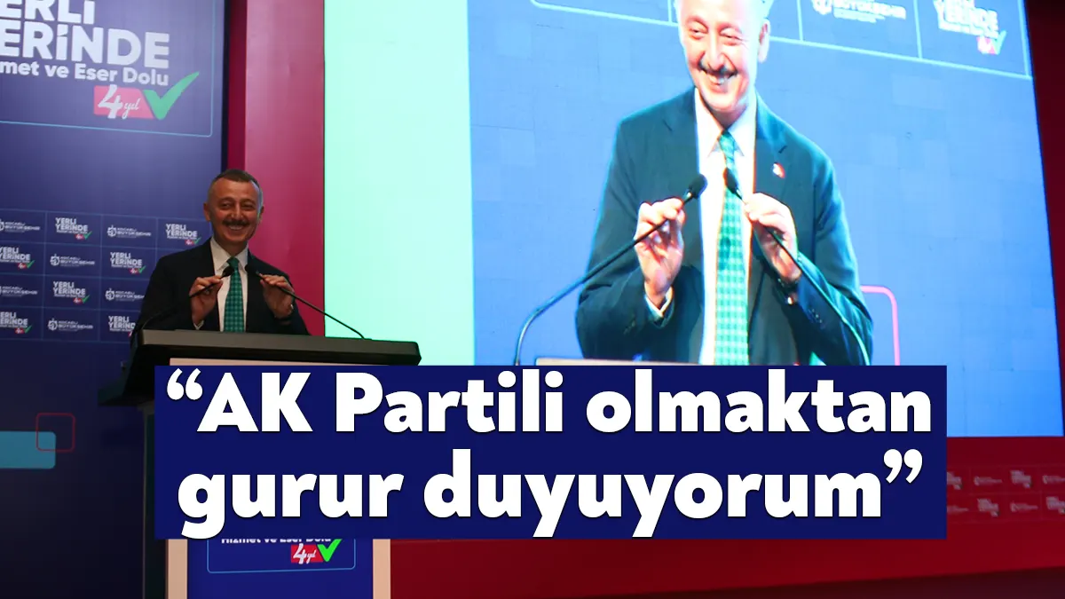 “Yerli ve Yerinde Hizmet ve Eser Dolu 4 yıl” başlığıyla
