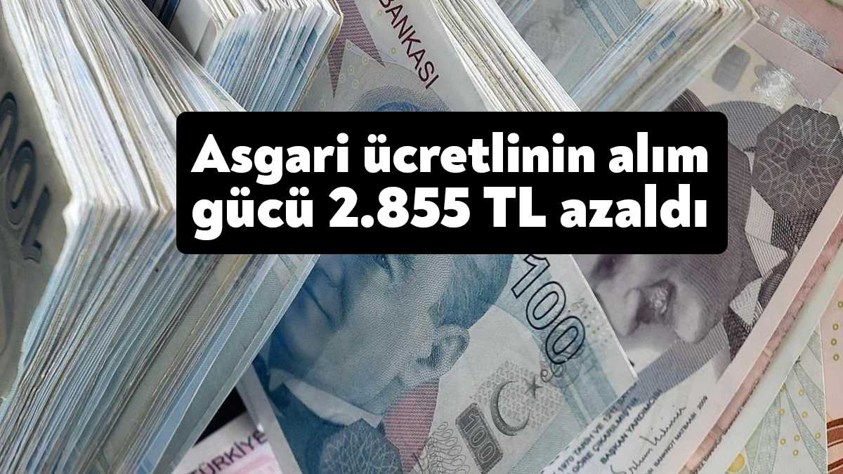 Asgari ücret 11.402 liraya yükseltildi ama ne fayda... 8.506 lira