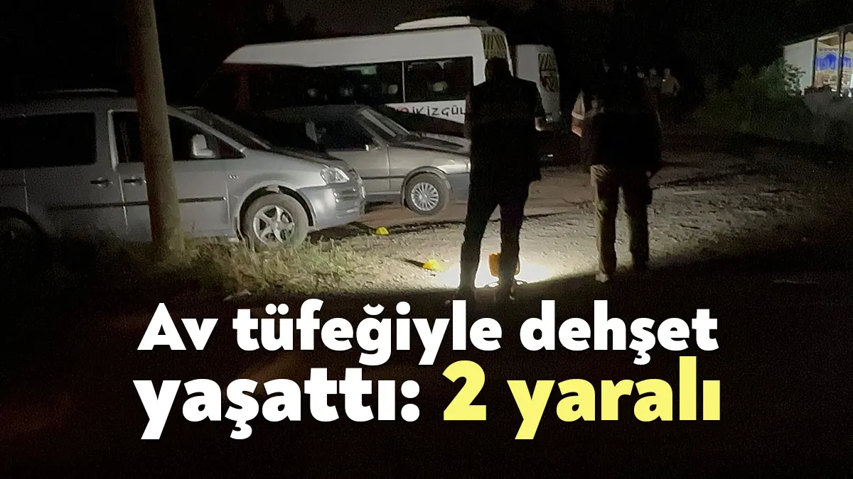 Kocaeli’nin Gebze ilçesinde bir şahıs, av tüfeğiyle 2 kişiyi vurdu.