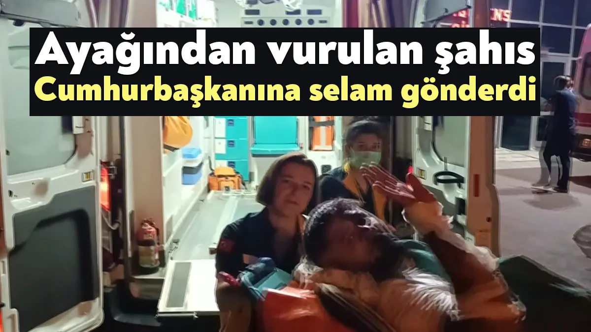 Kocaeli’nin Darıca ilçesinde kurşunlandıktan sonra hastaneye kaldırılan bir kişi, kendisini