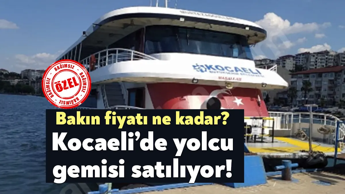 Kocaeli’de uzun süre vatandaşlara hizmet veren bir yolcu gemisi sahibi