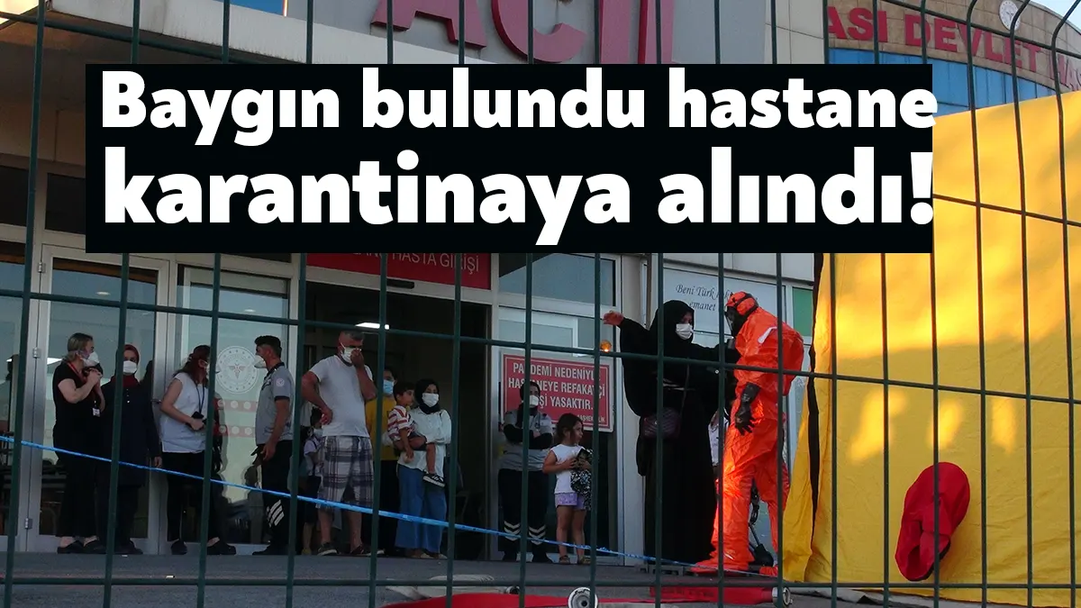 Kocaeli’nin Dilovası ilçesinde yol kenarında baygın bulunan ve hastaneye