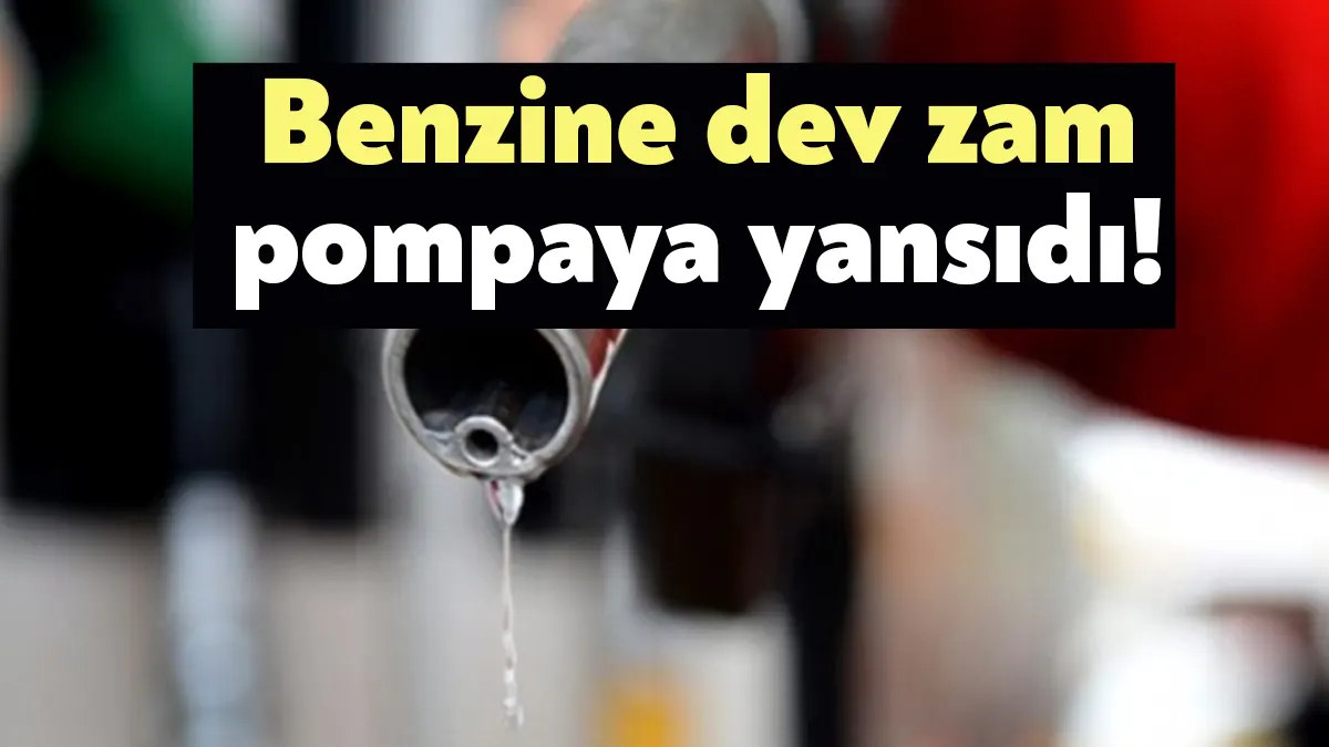 Benzine gelen 2 liralık zam gece yarısından itibaren pompaya yansıdı.