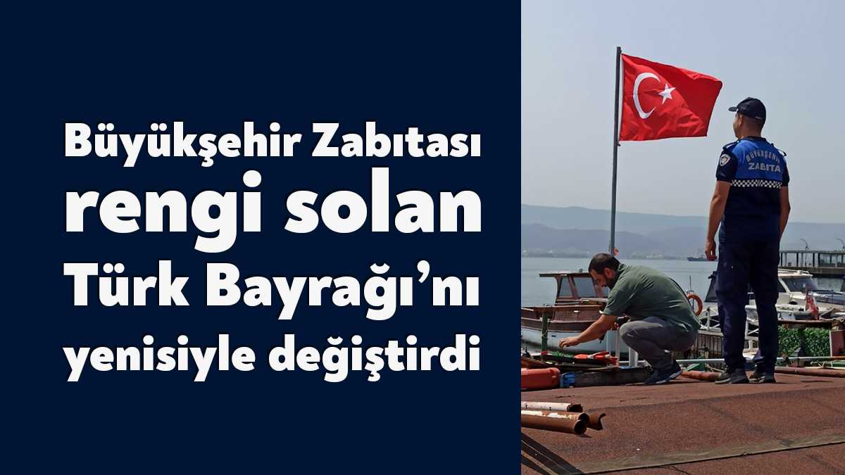 Büyükşehir Zabıtası, İzmit’te eski balık halinin bulunduğu alanda asılı bulunan
